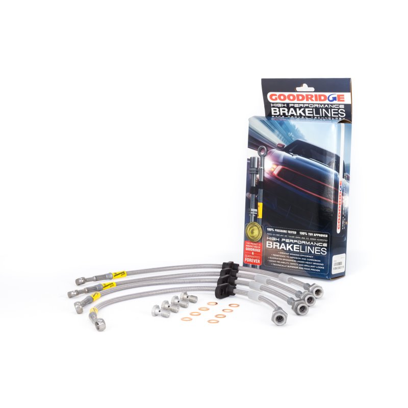 Goodridge 98-00 Honda Accord w/ Rear Disc Brake Lines