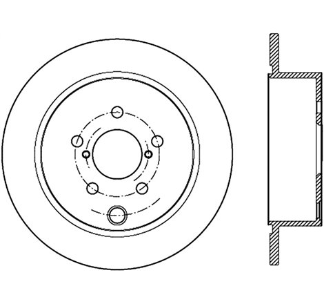 Stoptech 12-16 Subaru Impreza Premium Rear CRYO-STOP Rotor