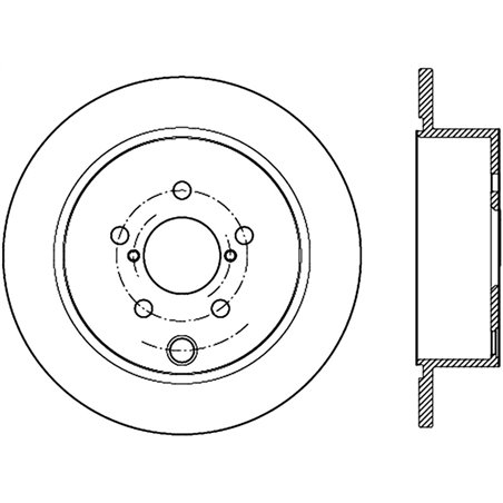 Stoptech 12-16 Subaru Impreza Premium Rear CRYO-STOP Rotor