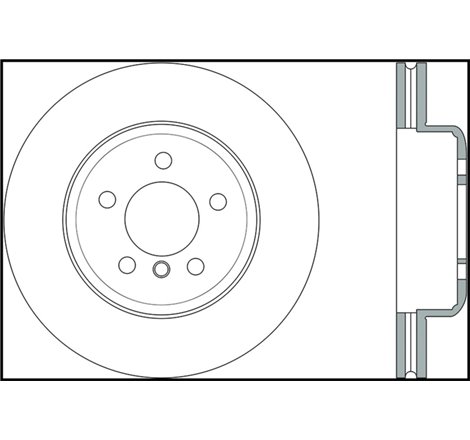 StopTech Sport Slotted 12-16 BMW 640i Front Left Rotor