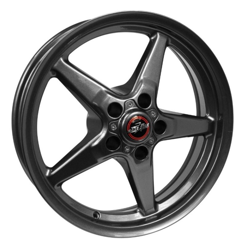 Race Star 92 Drag Star Bracket Racer 17x9.5 5x4.75 B.C./ 6.875 B.S. Metallic Gray Wheel