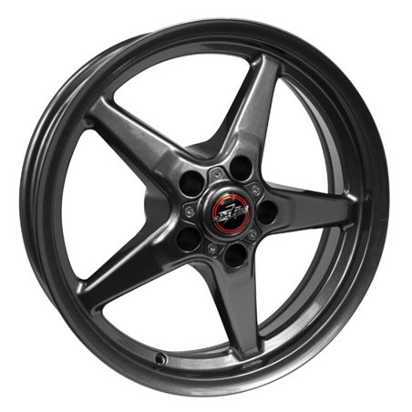 Race Star 92 Drag Star Bracket Racer 17x9.5 5x4.75 B.C./ 6.875 B.S. Metallic Gray Wheel