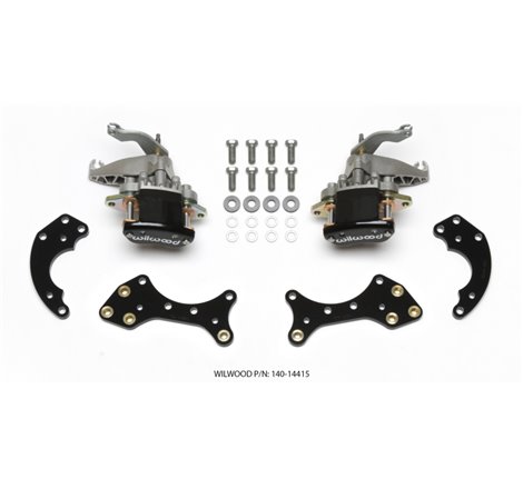 Wilwood P/S Retrofit Kit w/MC4 P-Brake Forged Dynalite Pro Street 12.19in Rear Kits