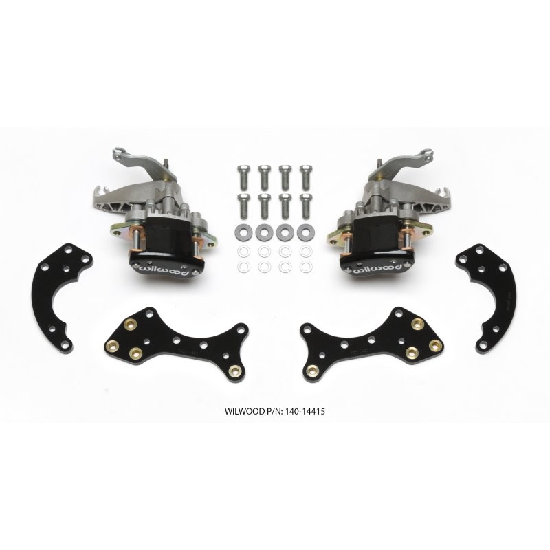 Wilwood P/S Retrofit Kit w/MC4 P-Brake Forged Dynalite Pro Street 12.19in Rear Kits