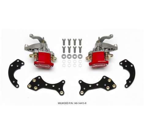 Wilwood P/S Retrofit Kit w/MC4 P-Brake Forged Dynalite Pro Street 12.19in Rear Kits