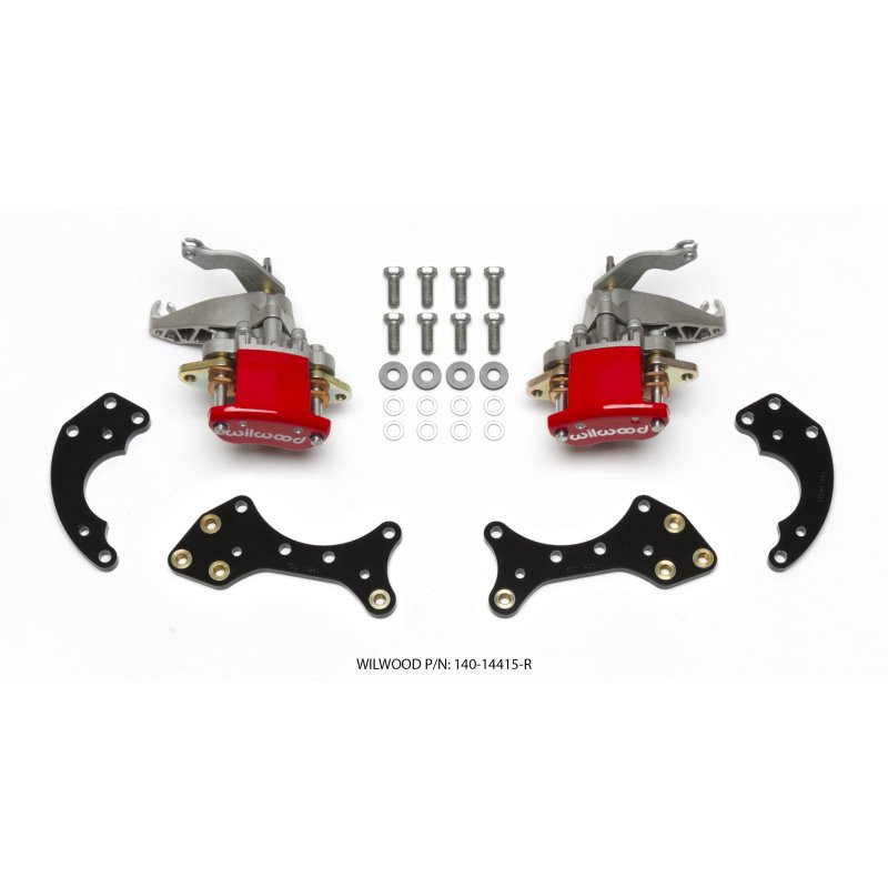 Wilwood P/S Retrofit Kit w/MC4 P-Brake Forged Dynalite Pro Street 12.19in Rear Kits