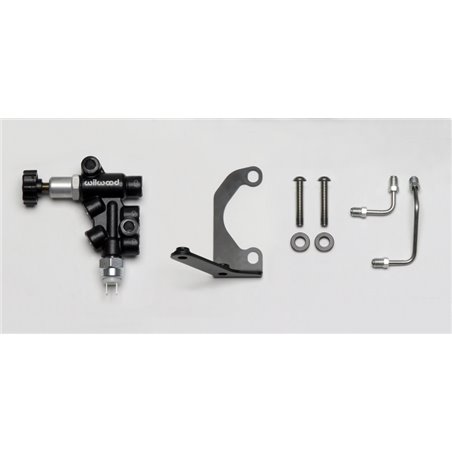 Wilwood Tandem Master Cylinder Mounting Bracket L/H Kit w/ Prop Valve