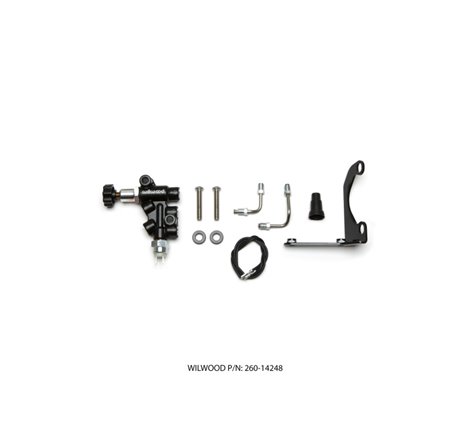 Wilwood Tandem Remote Master Cylinder Mounting Bracket L/H Kit w/ Prop Valve