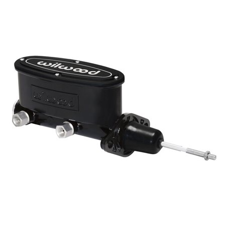 Wilwood High Volume Tandem Master Cylinder - 7/8in Bore Black-W/Pushrod