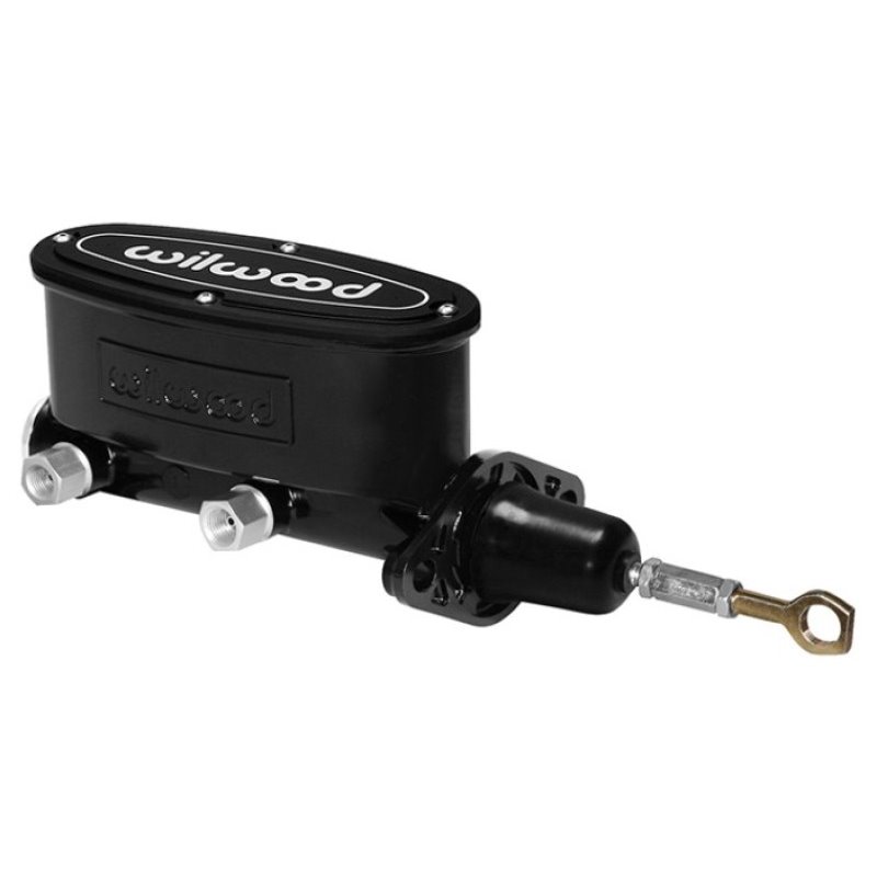 Wilwood High Volume Tandem M/C - 15/16in Bore Black-W/Pushrod - Early Mustang