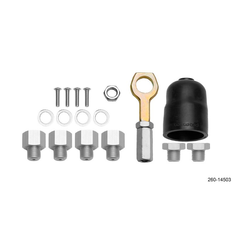 Wilwood Hardware Kit Tandem Master Cylinder - 7/8in & 15/16in Bore Mustang