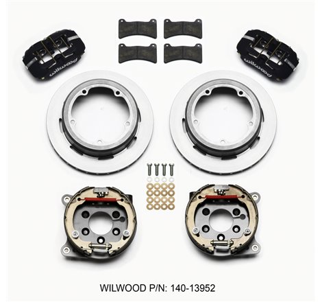 Wilwood Dynapro Low-Profile 11.00in P-Brake Kit Strange Eng Floater 3.49in Offset