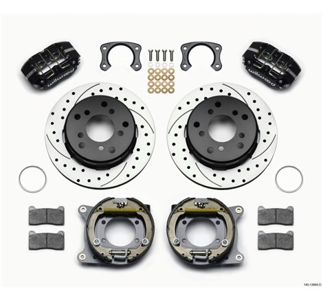 Wilwood Dynapro Lug Mount P/S Park Brake Kit Drilled Big Ford New 2.38in Off Bronco 5 x 5.50