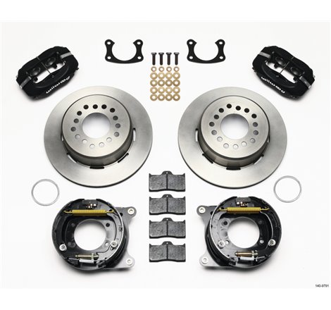 Wilwood Forged Dynalite P/S Park Brake Kit New Big Ford 2.50in Offset Front Caliper Mount