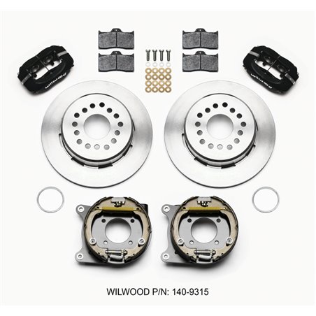 Wilwood Forged Dynalite P/S Park Brake Kit 12 Bolt 2.75in offset Staggered Shock