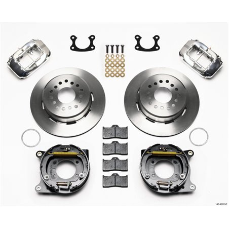 Wilwood Forged Dynalite P/S Park Brake Kit Polish Small Ford 2.50in Offset