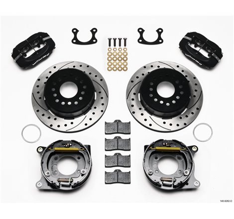 Wilwood Forged Dynalite P/S Park Brake Kit Drilled Small Ford 2.50in Offset