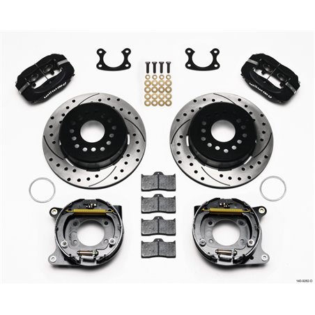 Wilwood Forged Dynalite P/S Park Brake Kit Drilled Small Ford 2.50in Offset