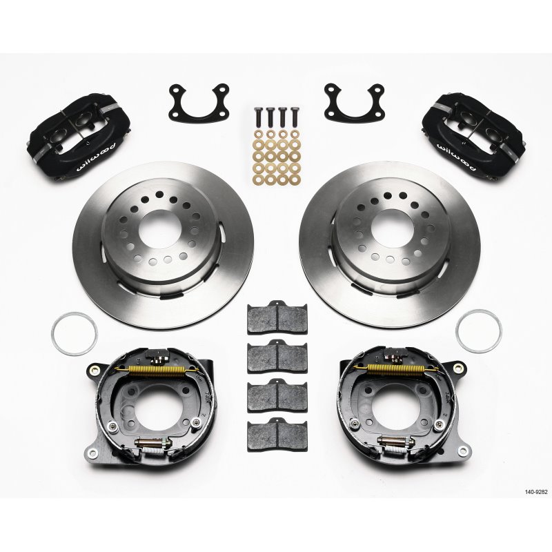 Wilwood Forged Dynalite P/S Park Brake Kit Small Ford 2.50in Offset