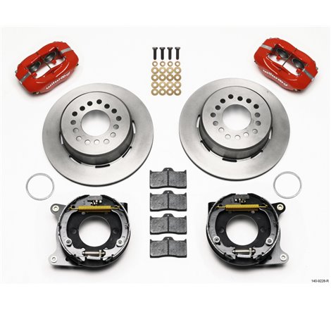 Wilwood Forged Dynalite P/S Park Brake Kit-Red 2005-2014 Mustang