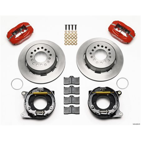 Wilwood Forged Dynalite P/S Park Brake Kit-Red 2005-2014 Mustang