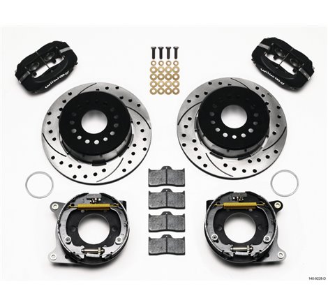 Wilwood Forged Dynalite P/S Park Brake Kit Drilled 2005-2014 Mustang