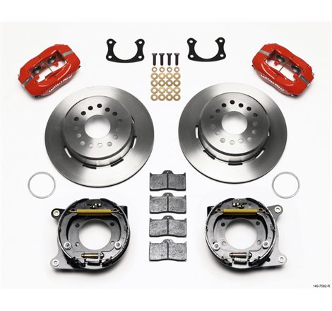 Wilwood Forged Dynalite P/S Park Brake Kit Red New Big Ford 2.36in Offset