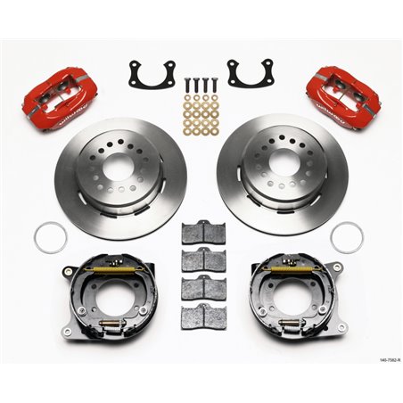 Wilwood Forged Dynalite P/S Park Brake Kit Red New Big Ford 2.36in Offset