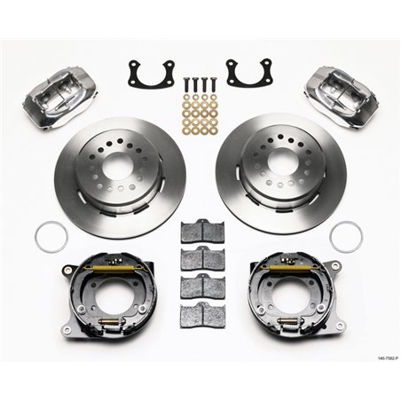 Wilwood Forged Dynalite P/S Park Brake Kit Polished New Big Ford 2.36in Offset