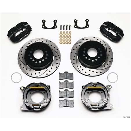 Wilwood Forged Dynalite P/S Park Brake Kit Drilled New Big Ford 2.36in Offset