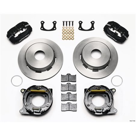 Wilwood Forged Dynalite P/S Park Brake Kit Big Ford New 2.50in Offset Currie Blank