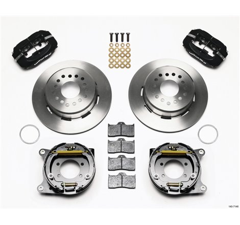 Wilwood Forged Dynalite P/S Park Brake Kit Ford 8.8 w/2.5in Offset-5 Lug