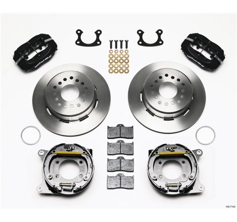 Wilwood Forged Dynalite P/S Park Brake Kit Small Ford 2.66in Offset