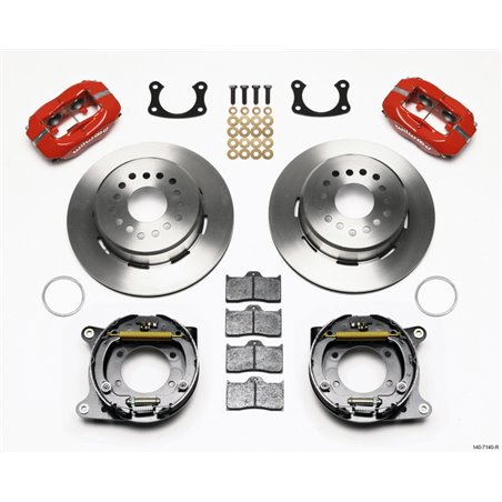 Wilwood Forged Dynalite P/S Park Brake Kit Red New Big Ford 2.50in Offset