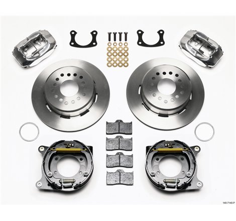 Wilwood Forged Dynalite P/S Park Brake Kit Polished New Big Ford 2.50in Offset