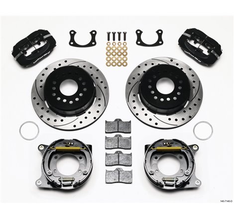 Wilwood Forged Dynalite P/S Park Brake Kit Drilled New Big Ford 2.50in Offset