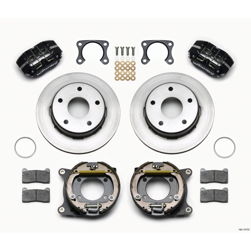 Wilwood Dynapro Lug Mount P/S Park Brake Kit Big Ford 2.00in Off Bronco 5 x 5.50