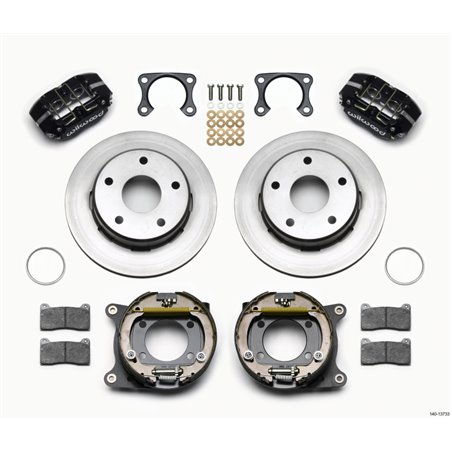 Wilwood Dynapro Lug Mount P/S Park Brake Kit Big Ford 2.00in Off Bronco 5 x 5.50