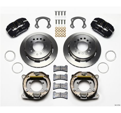 Wilwood Dynapro Low-Profile 11.00in P-Brake Kit Ford 8.8 Special w/2.50in Offset-5 Lug