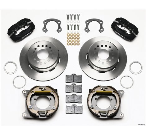 Wilwood Forged Dynalite P/S Park Brake Kit Ford 8.8 Special w/2.50in Offset-5 Lug