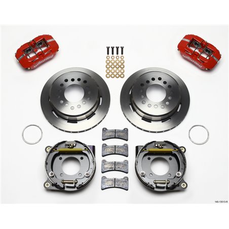 Wilwood Dynapro Low-Profile 11.00in P-Brake Kit - Red BOP Axle 2.75in Bearing 2.75 Offset