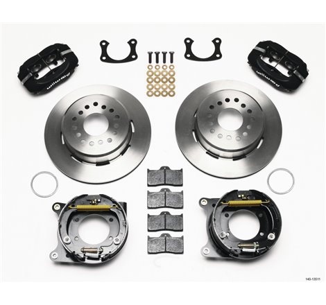 Wilwood Forged Dynalite P/S Park Brake Kit BOP Axle 2.75in Bearing 2.75 Offset