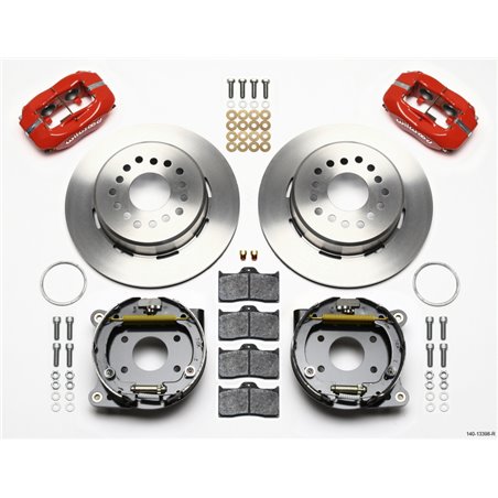 Wilwood Forged Dynalite P/S Park Brake Kit-Red AMC 71-74 2.60in Offset