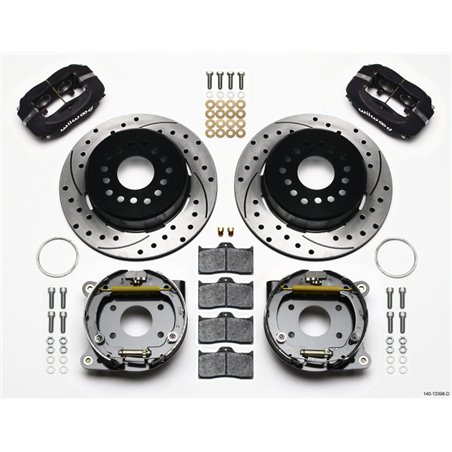 Wilwood Forged Dynalite P/S Park Brake Kit Drilled AMC 71-74 2.60in Offset