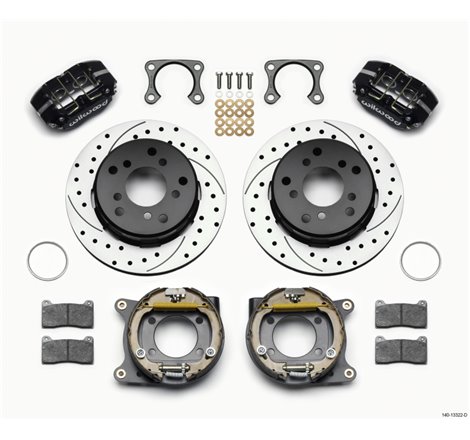 Wilwood Dynapro Lug Mount P/S Park Brake Kit Drilled Big Ford 2.36in Off Bronco 5 x 5.50