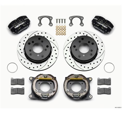 Wilwood Dynapro Lug Mount P/S Park Brake Kit Drilled Small Ford 2.36in Off Bronco 5 x 5.50