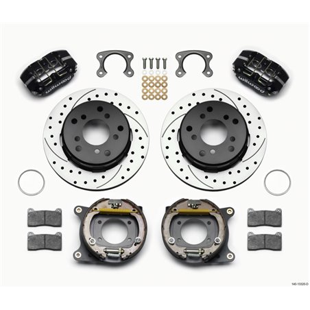 Wilwood Dynapro Lug Mount P/S Park Brake Kit Drilled Small Ford 2.36in Off Bronco 5 x 5.50