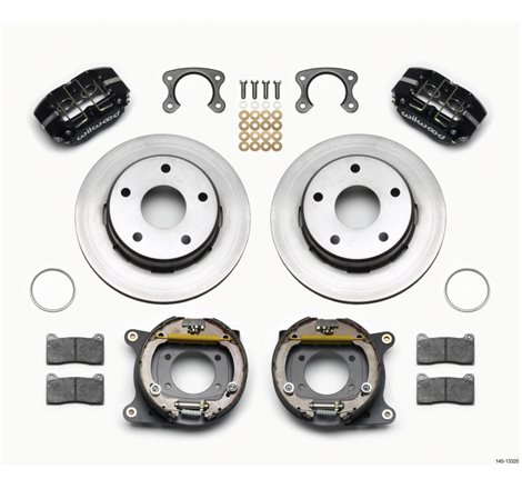 Wilwood Dynapro Lug Mount P/S Park Brake Kit Small Ford 2.36in Off Bronco 5 x 5.50