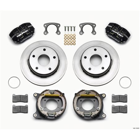 Wilwood Dynapro Lug Mount P/S Park Brake Kit Small Ford 2.36in Off Bronco 5 x 5.50