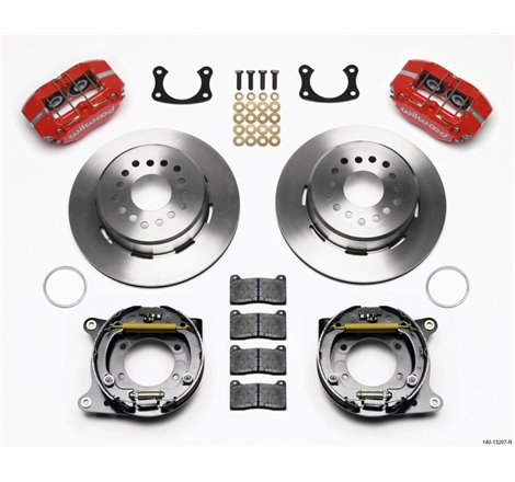 Wilwood Dynapro Dust-Boot P/S Park Brake Kit Red New Big Ford 2.50in Offset